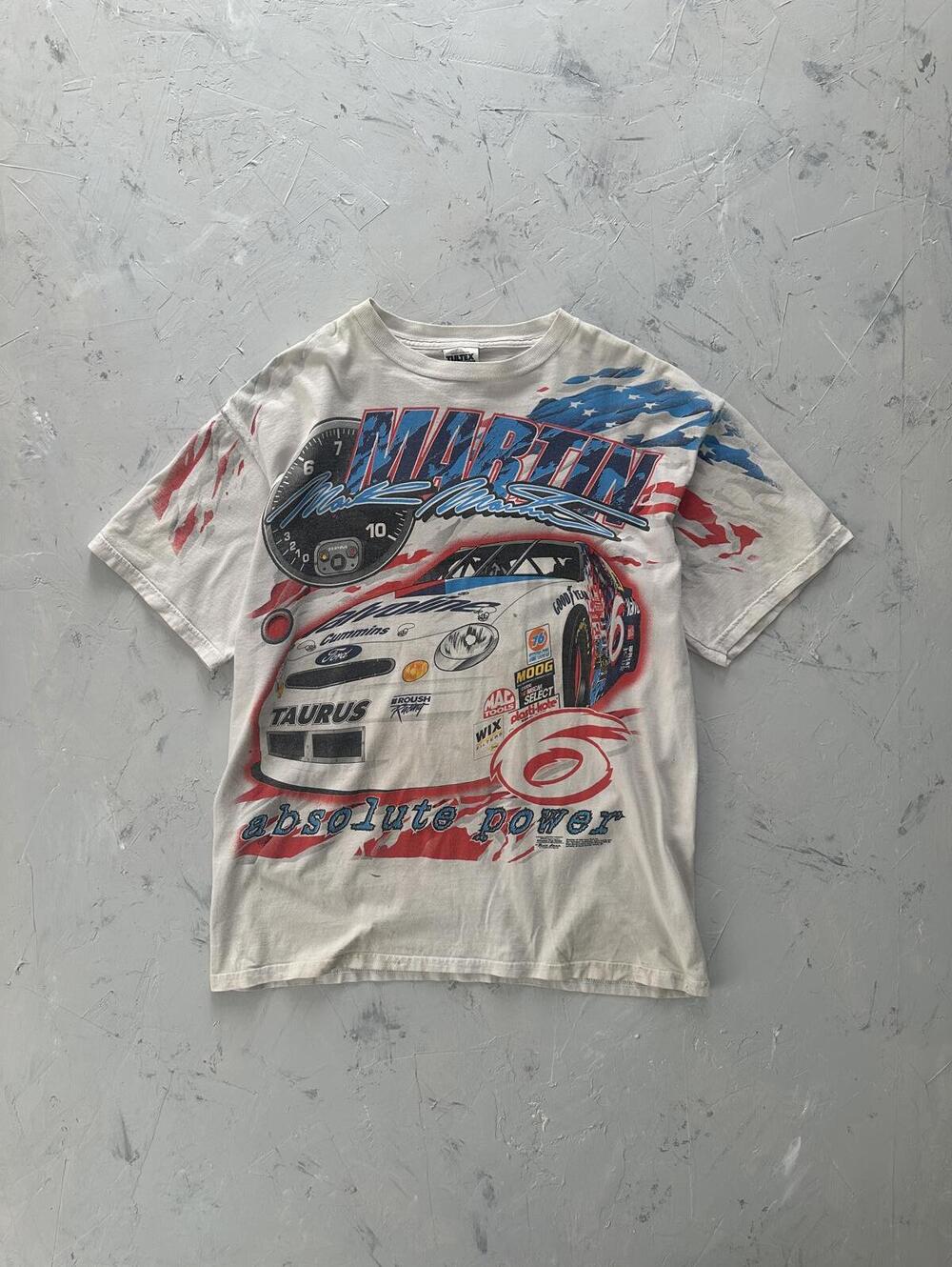 Vintage Nascar Mark Martin AOP Tee